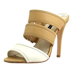 Alice + Olivia Graciela Multi Band Slides Size 39.5